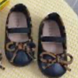 Fendi Black and Brown Kids Shoes